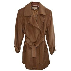 Michael Kors Camel Colored Pea Coat-2X